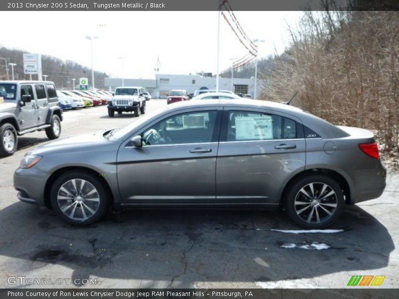 Tungsten Metallic / Black 2013 Chrysler 200 S Sedan