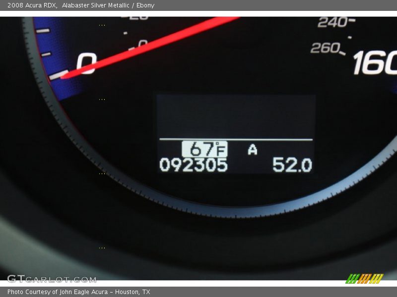 Alabaster Silver Metallic / Ebony 2008 Acura RDX