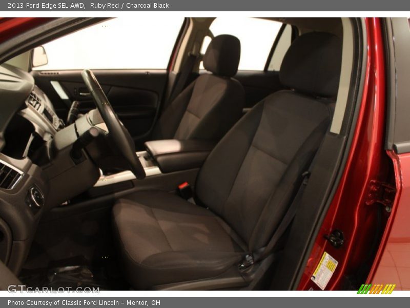 Front Seat of 2013 Edge SEL AWD