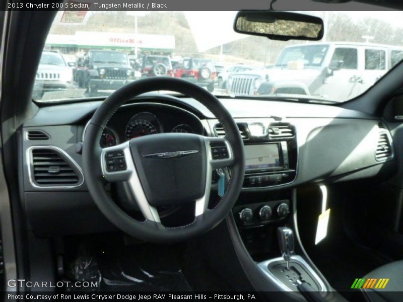 Tungsten Metallic / Black 2013 Chrysler 200 S Sedan