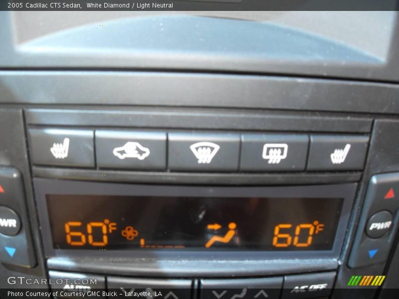 White Diamond / Light Neutral 2005 Cadillac CTS Sedan