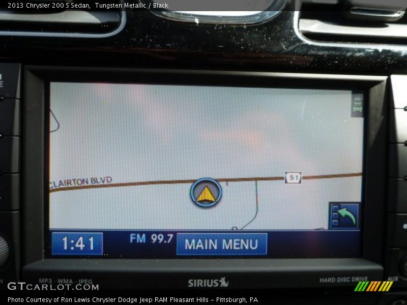 Tungsten Metallic / Black 2013 Chrysler 200 S Sedan