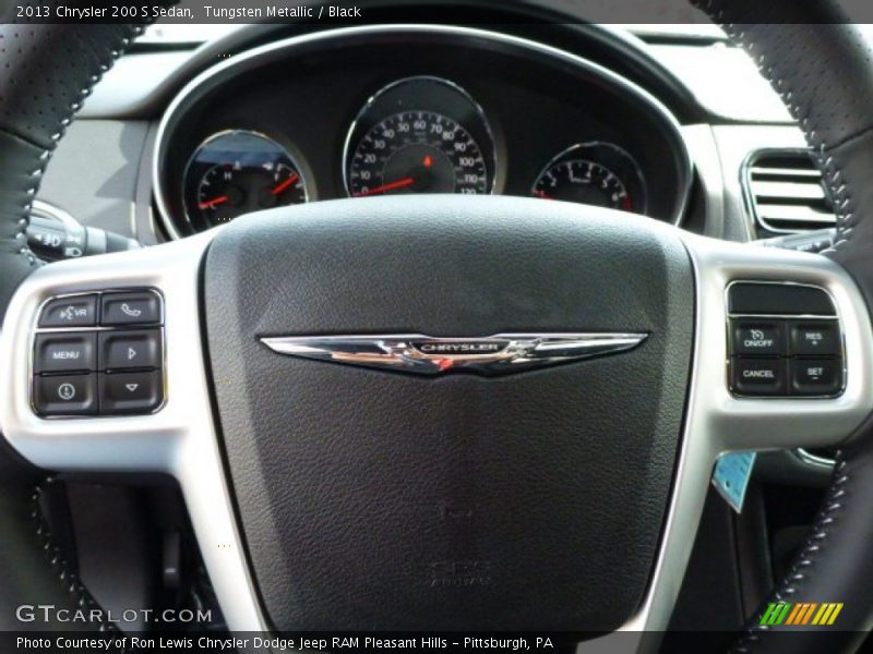 Tungsten Metallic / Black 2013 Chrysler 200 S Sedan
