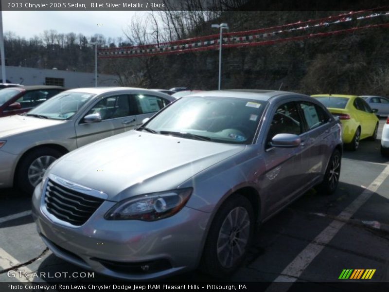 Billet Silver Metallic / Black 2013 Chrysler 200 S Sedan