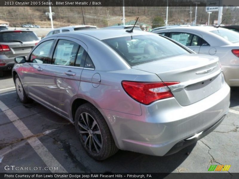 Billet Silver Metallic / Black 2013 Chrysler 200 S Sedan