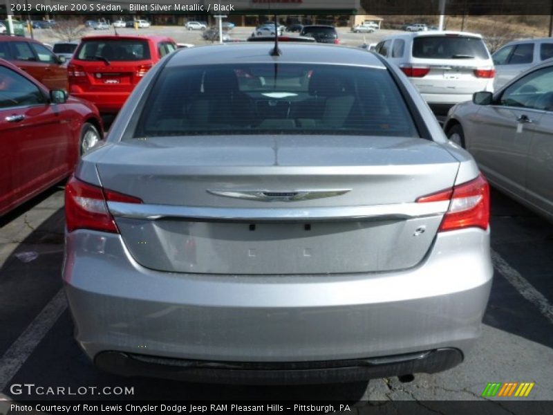 Billet Silver Metallic / Black 2013 Chrysler 200 S Sedan