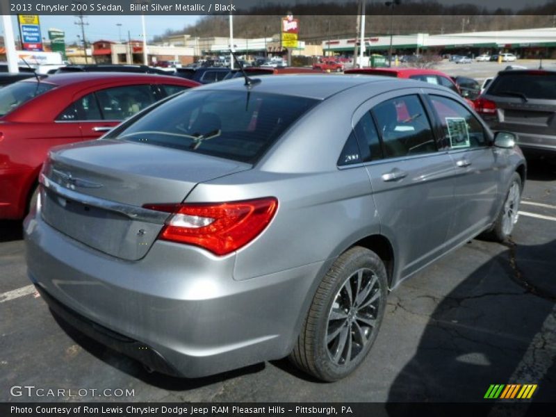 Billet Silver Metallic / Black 2013 Chrysler 200 S Sedan