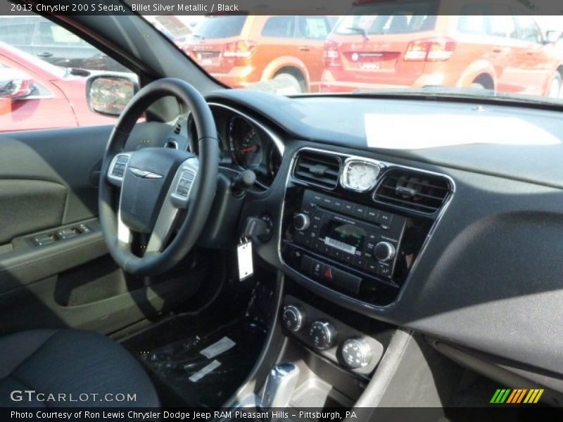 Billet Silver Metallic / Black 2013 Chrysler 200 S Sedan