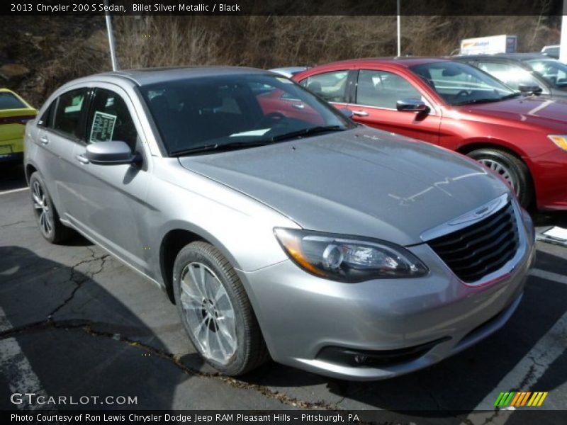 Billet Silver Metallic / Black 2013 Chrysler 200 S Sedan