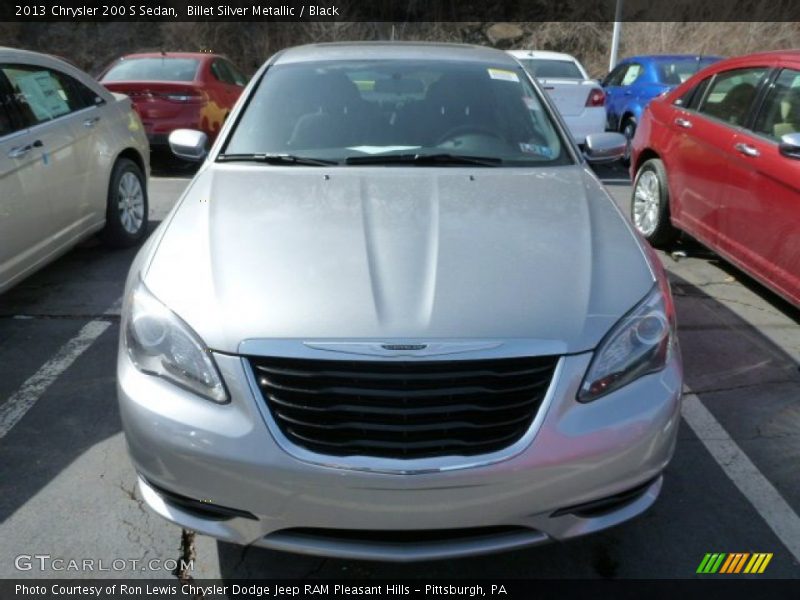 Billet Silver Metallic / Black 2013 Chrysler 200 S Sedan