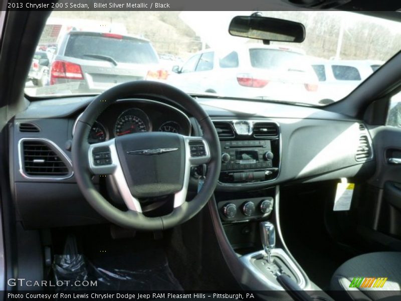 Billet Silver Metallic / Black 2013 Chrysler 200 S Sedan