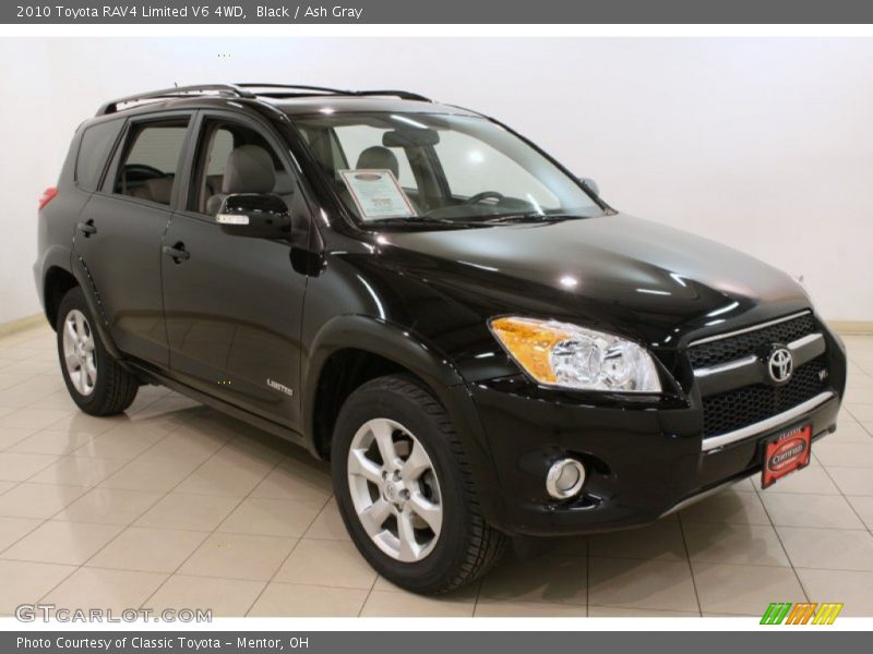Black / Ash Gray 2010 Toyota RAV4 Limited V6 4WD