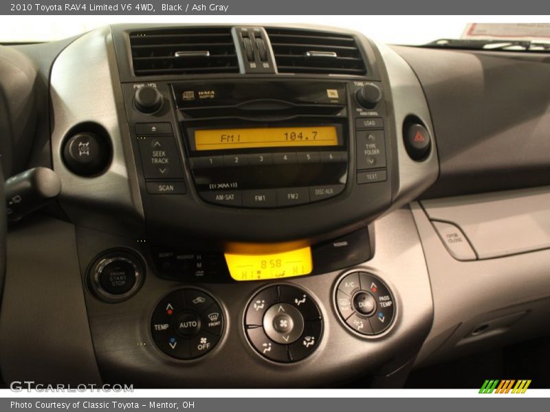 Black / Ash Gray 2010 Toyota RAV4 Limited V6 4WD