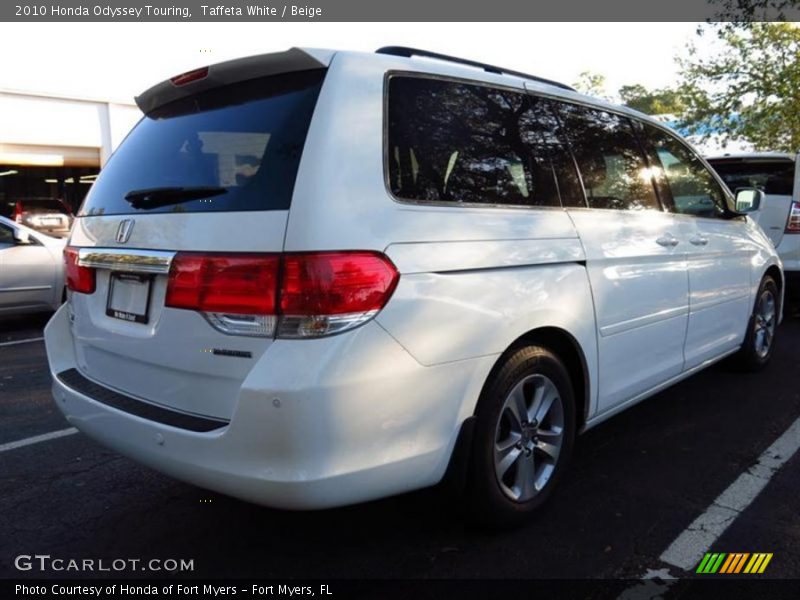 Taffeta White / Beige 2010 Honda Odyssey Touring