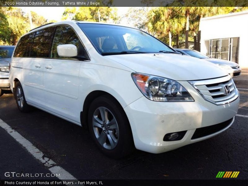 Taffeta White / Beige 2010 Honda Odyssey Touring