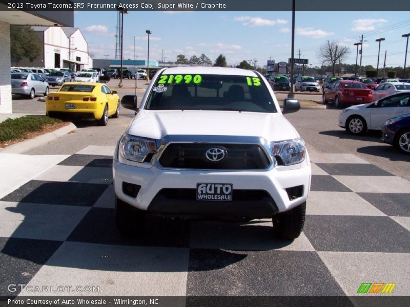 Super White / Graphite 2013 Toyota Tacoma SR5 Prerunner Access Cab