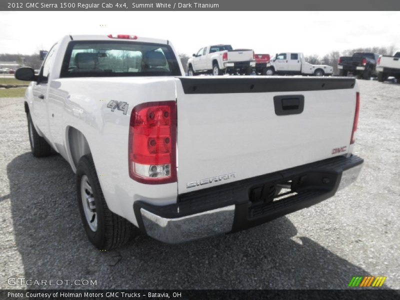 Summit White / Dark Titanium 2012 GMC Sierra 1500 Regular Cab 4x4