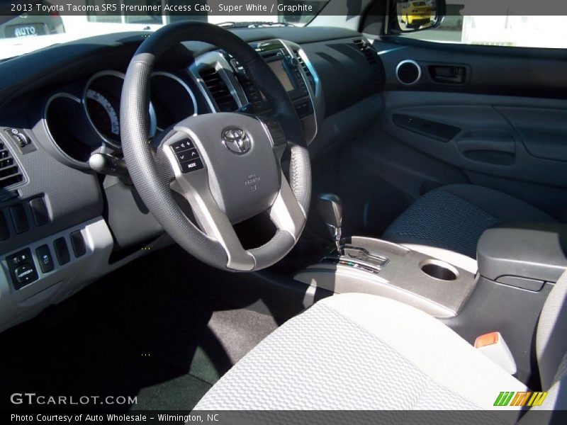 Super White / Graphite 2013 Toyota Tacoma SR5 Prerunner Access Cab