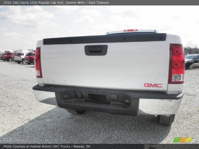 Summit White / Dark Titanium 2012 GMC Sierra 1500 Regular Cab 4x4