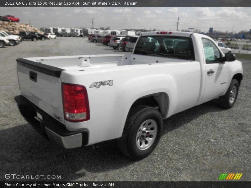 Summit White / Dark Titanium 2012 GMC Sierra 1500 Regular Cab 4x4