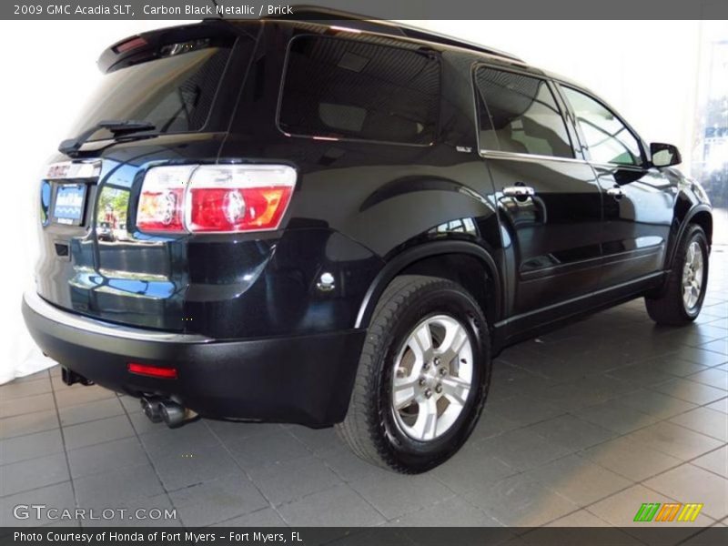 Carbon Black Metallic / Brick 2009 GMC Acadia SLT