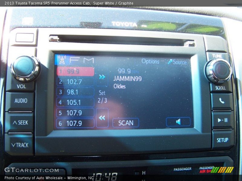 Super White / Graphite 2013 Toyota Tacoma SR5 Prerunner Access Cab