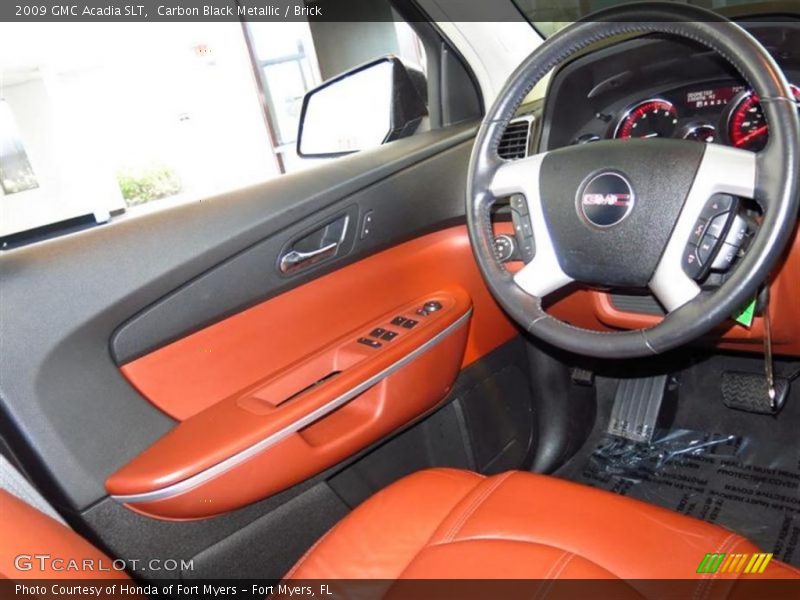  2009 Acadia SLT Brick Interior