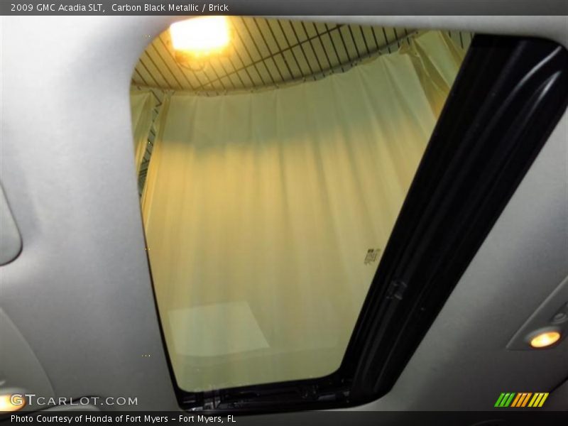 Carbon Black Metallic / Brick 2009 GMC Acadia SLT