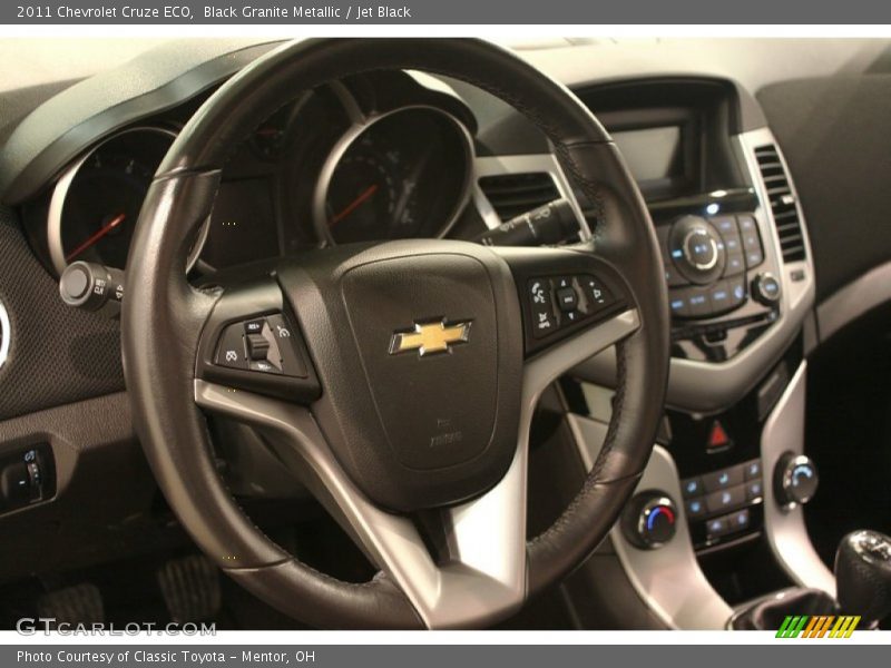 Black Granite Metallic / Jet Black 2011 Chevrolet Cruze ECO