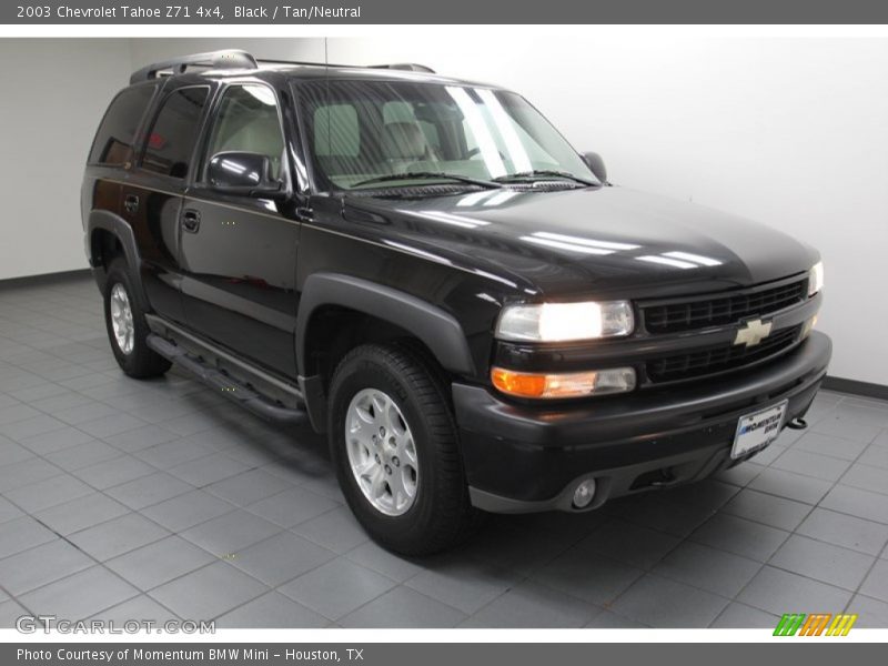 Black / Tan/Neutral 2003 Chevrolet Tahoe Z71 4x4