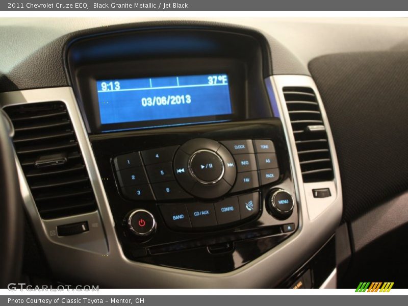 Black Granite Metallic / Jet Black 2011 Chevrolet Cruze ECO