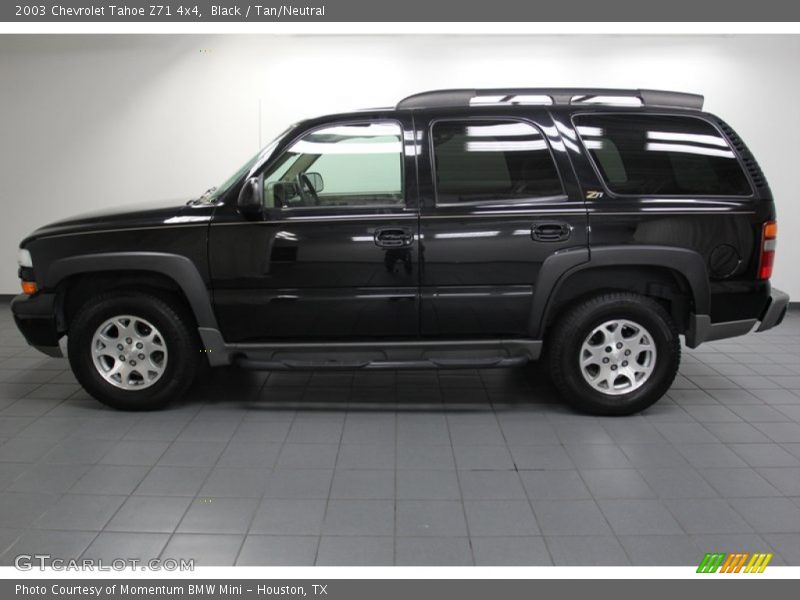 Black / Tan/Neutral 2003 Chevrolet Tahoe Z71 4x4