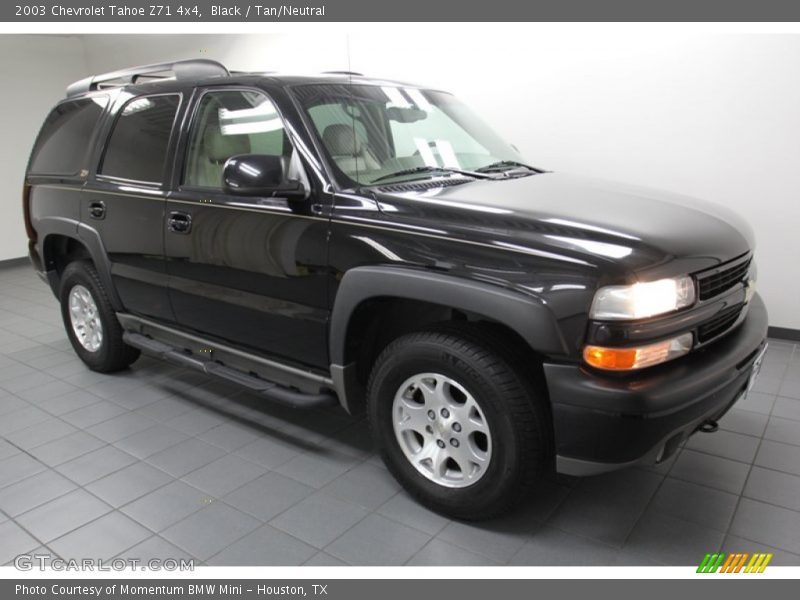 Black / Tan/Neutral 2003 Chevrolet Tahoe Z71 4x4