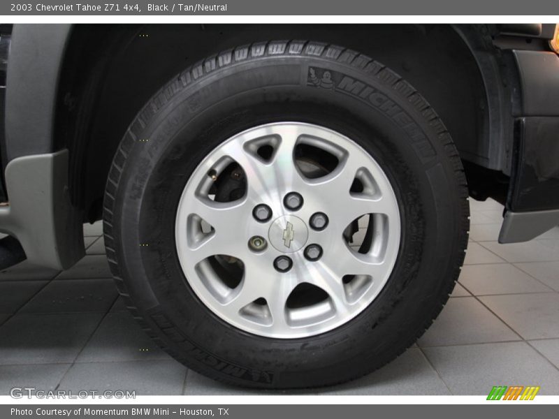 Black / Tan/Neutral 2003 Chevrolet Tahoe Z71 4x4