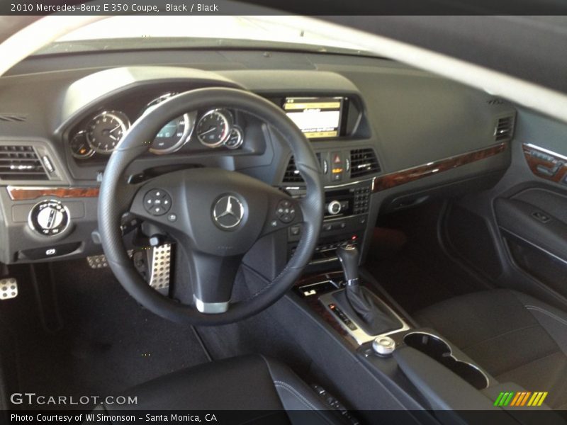 Black / Black 2010 Mercedes-Benz E 350 Coupe