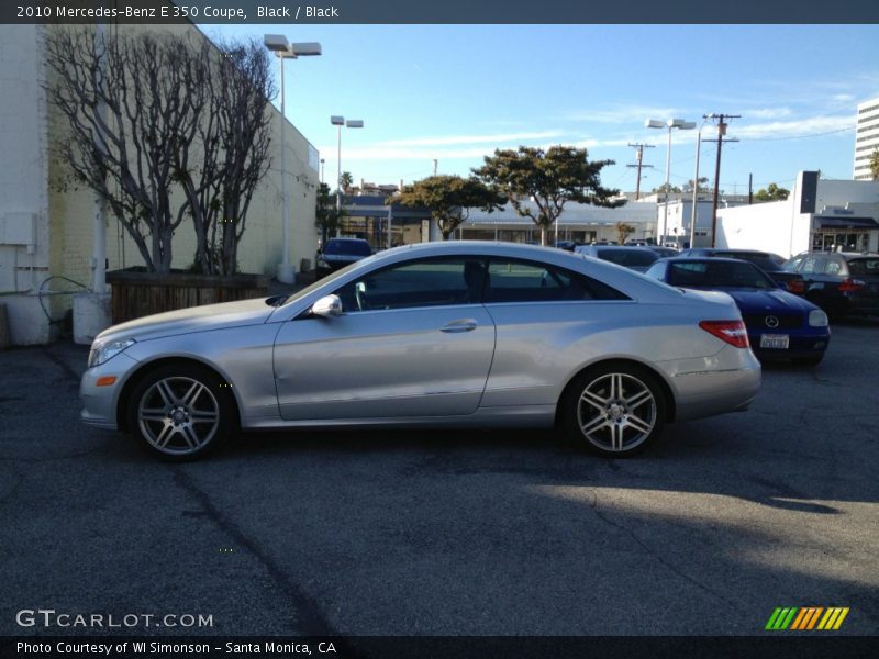 Black / Black 2010 Mercedes-Benz E 350 Coupe