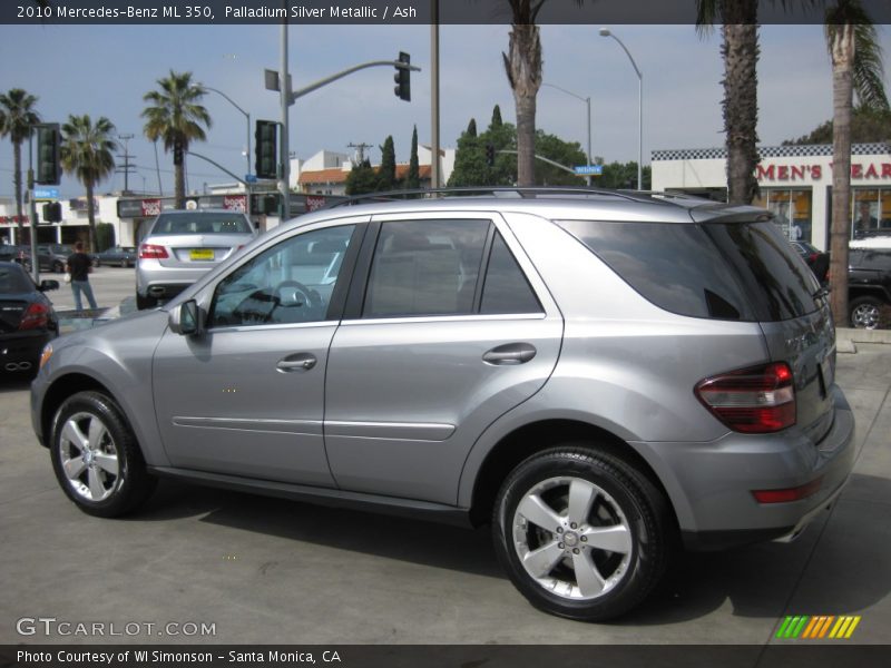 Palladium Silver Metallic / Ash 2010 Mercedes-Benz ML 350