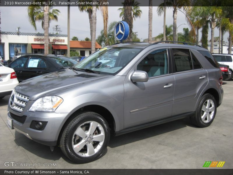 Palladium Silver Metallic / Ash 2010 Mercedes-Benz ML 350