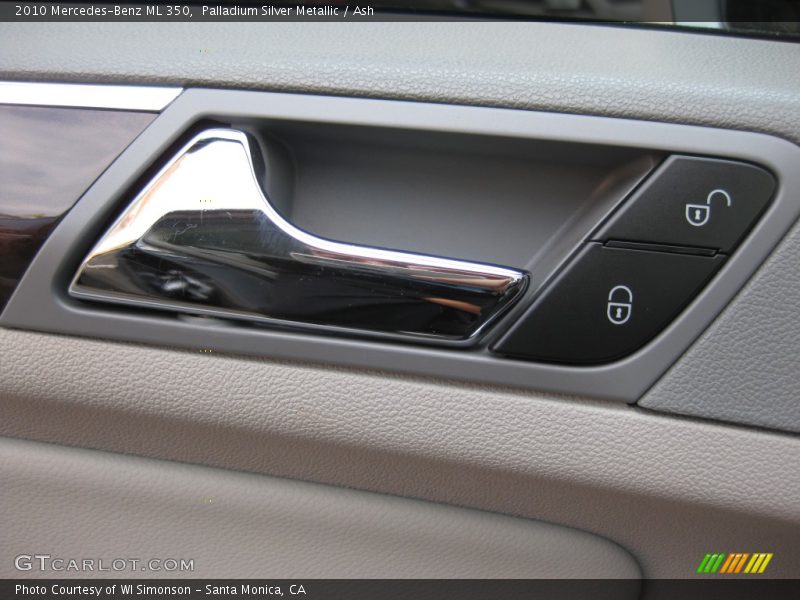 Palladium Silver Metallic / Ash 2010 Mercedes-Benz ML 350