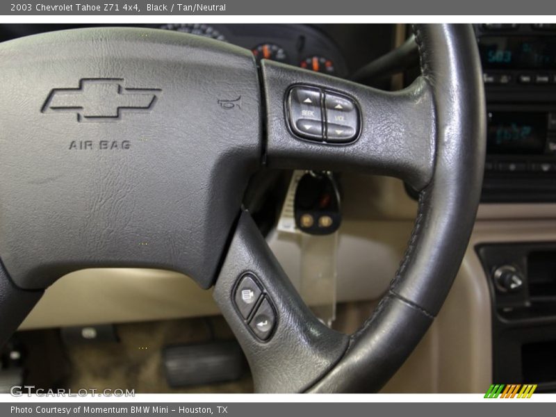 Black / Tan/Neutral 2003 Chevrolet Tahoe Z71 4x4