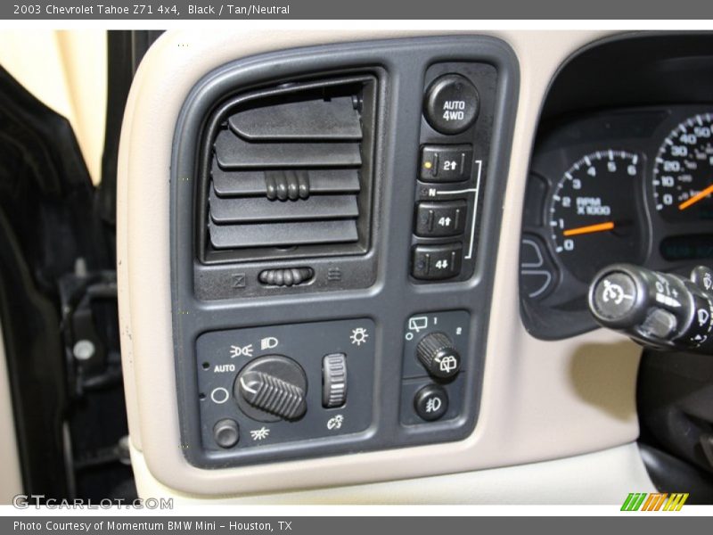 Black / Tan/Neutral 2003 Chevrolet Tahoe Z71 4x4