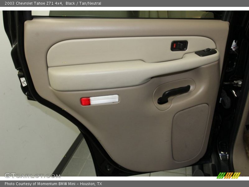 Black / Tan/Neutral 2003 Chevrolet Tahoe Z71 4x4