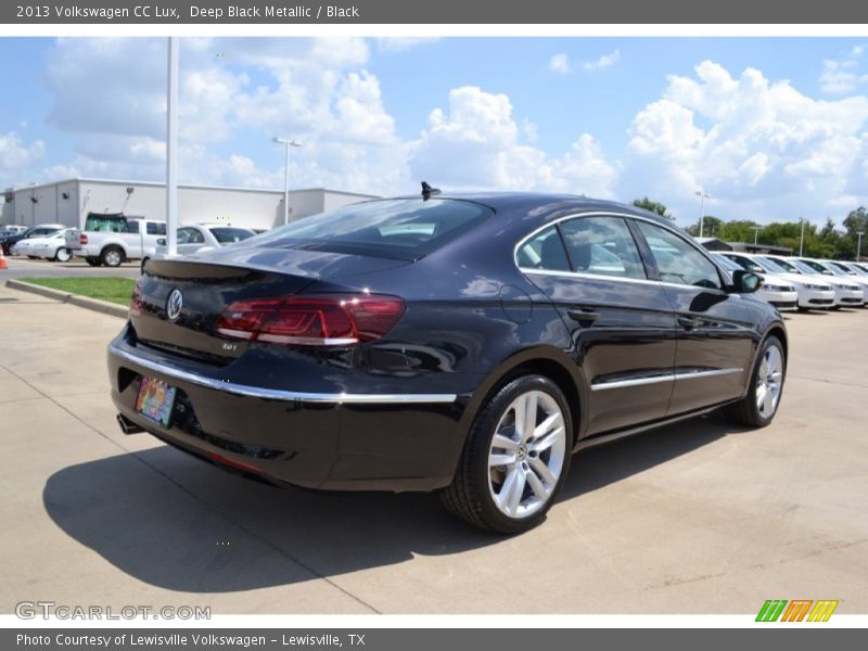 Deep Black Metallic / Black 2013 Volkswagen CC Lux