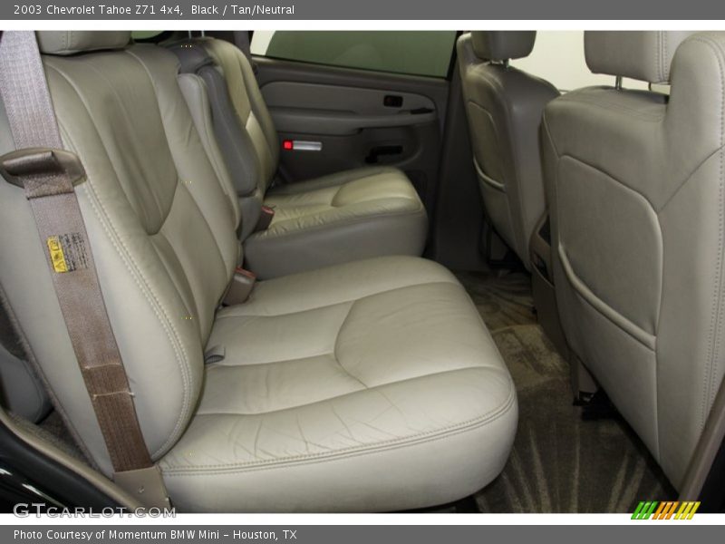 Black / Tan/Neutral 2003 Chevrolet Tahoe Z71 4x4