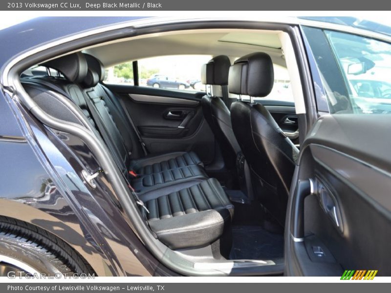 Deep Black Metallic / Black 2013 Volkswagen CC Lux