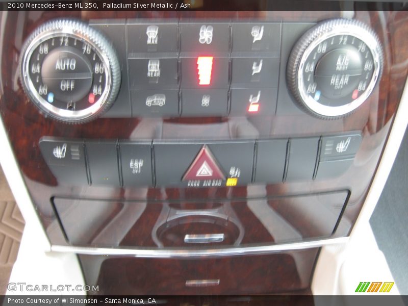 Palladium Silver Metallic / Ash 2010 Mercedes-Benz ML 350
