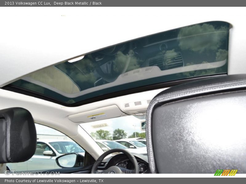 Deep Black Metallic / Black 2013 Volkswagen CC Lux
