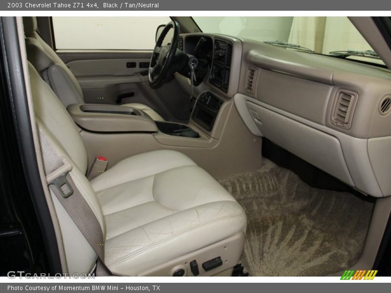 Black / Tan/Neutral 2003 Chevrolet Tahoe Z71 4x4