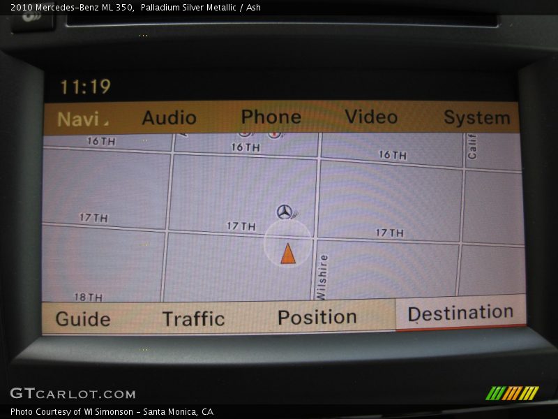 Palladium Silver Metallic / Ash 2010 Mercedes-Benz ML 350