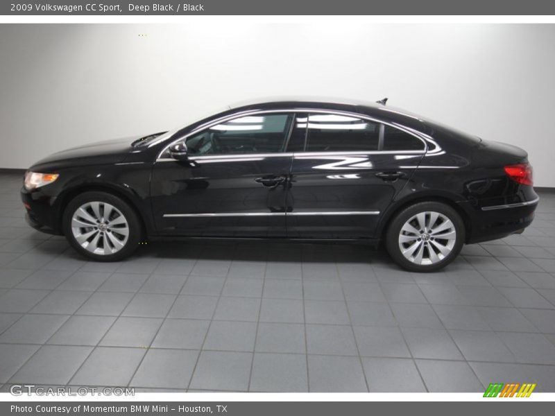 Deep Black / Black 2009 Volkswagen CC Sport